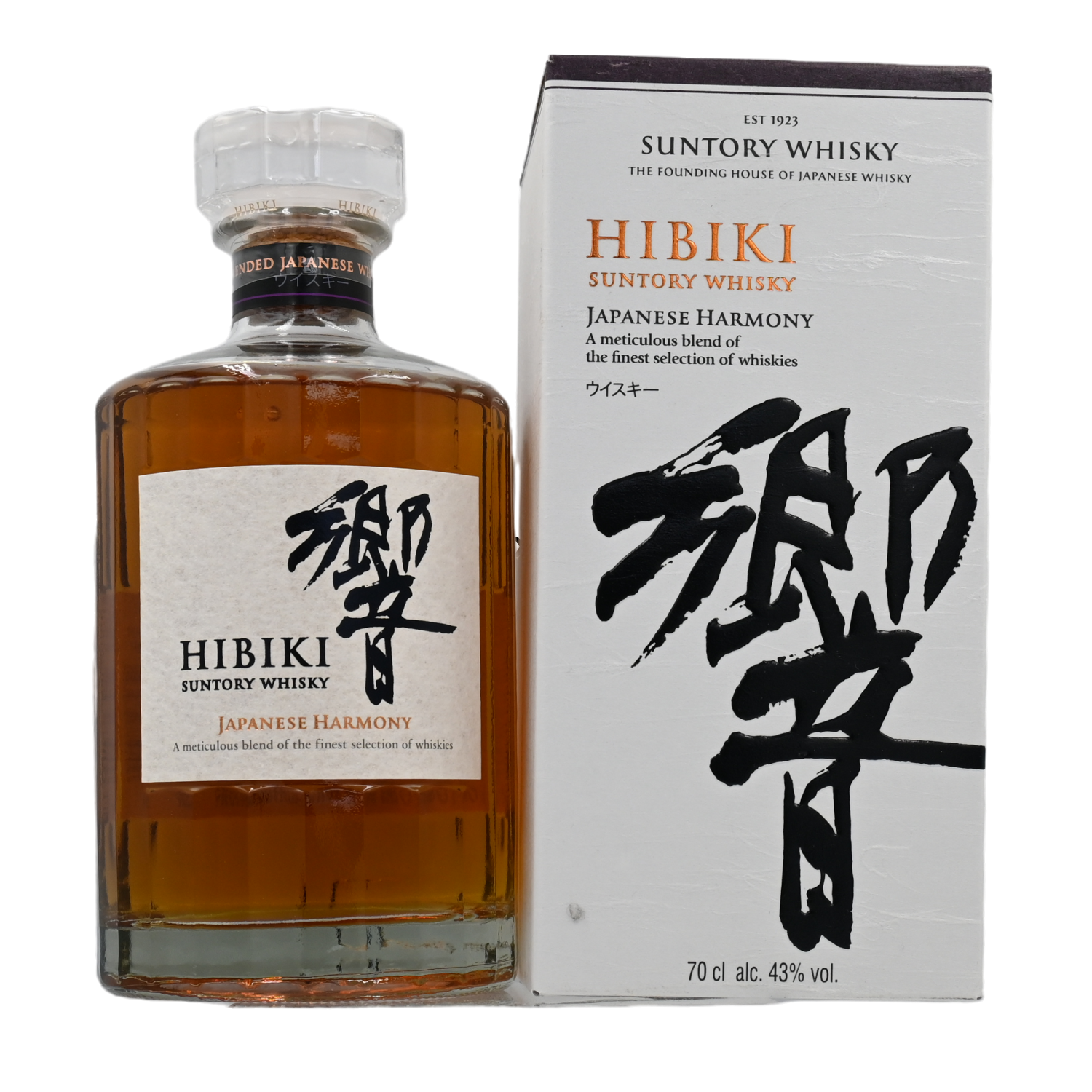 Suntory Hibiki Japanese Harmony Whisky - 43% Vol. 0,7 l