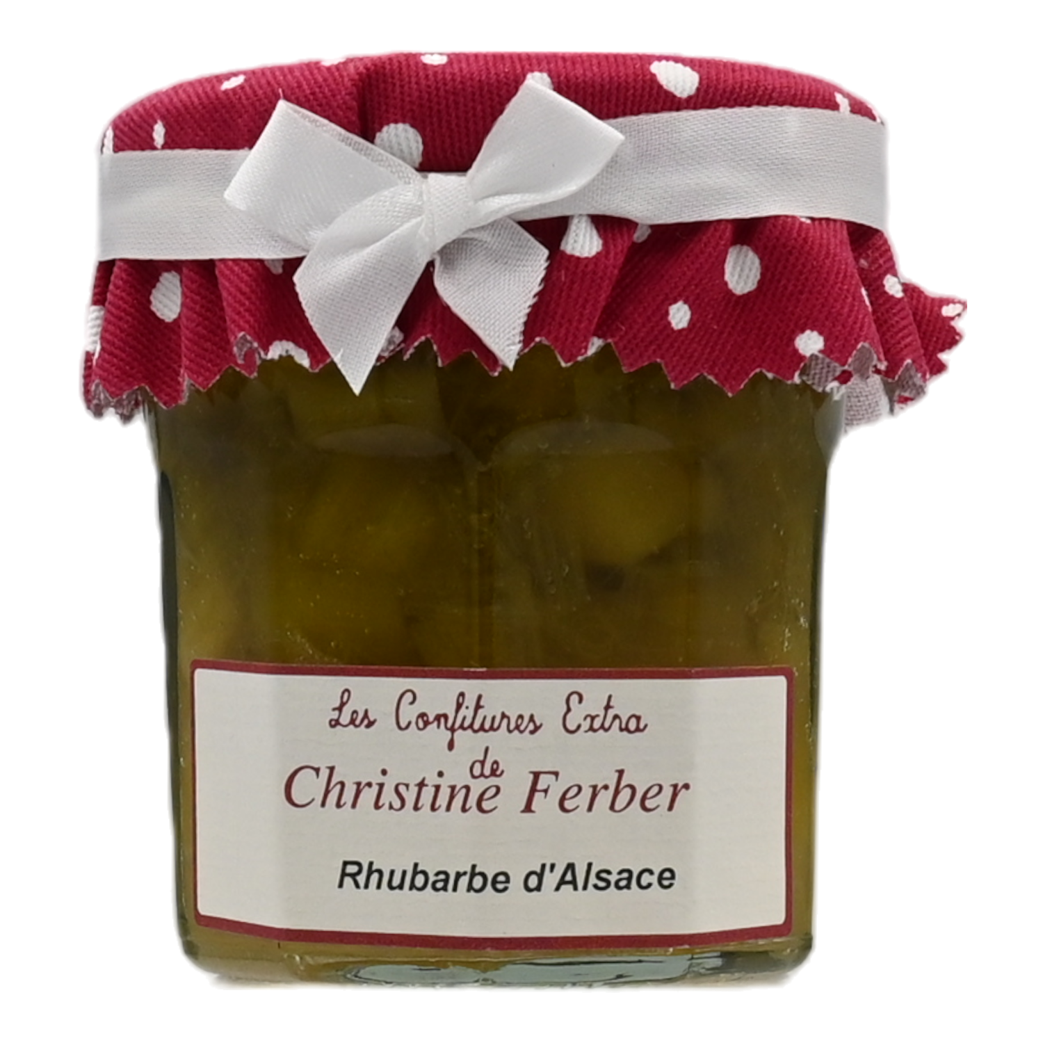 Rhabarber, Confiture extra, Rhubarbe d'Alsace, Christine Ferber 0,22 kg