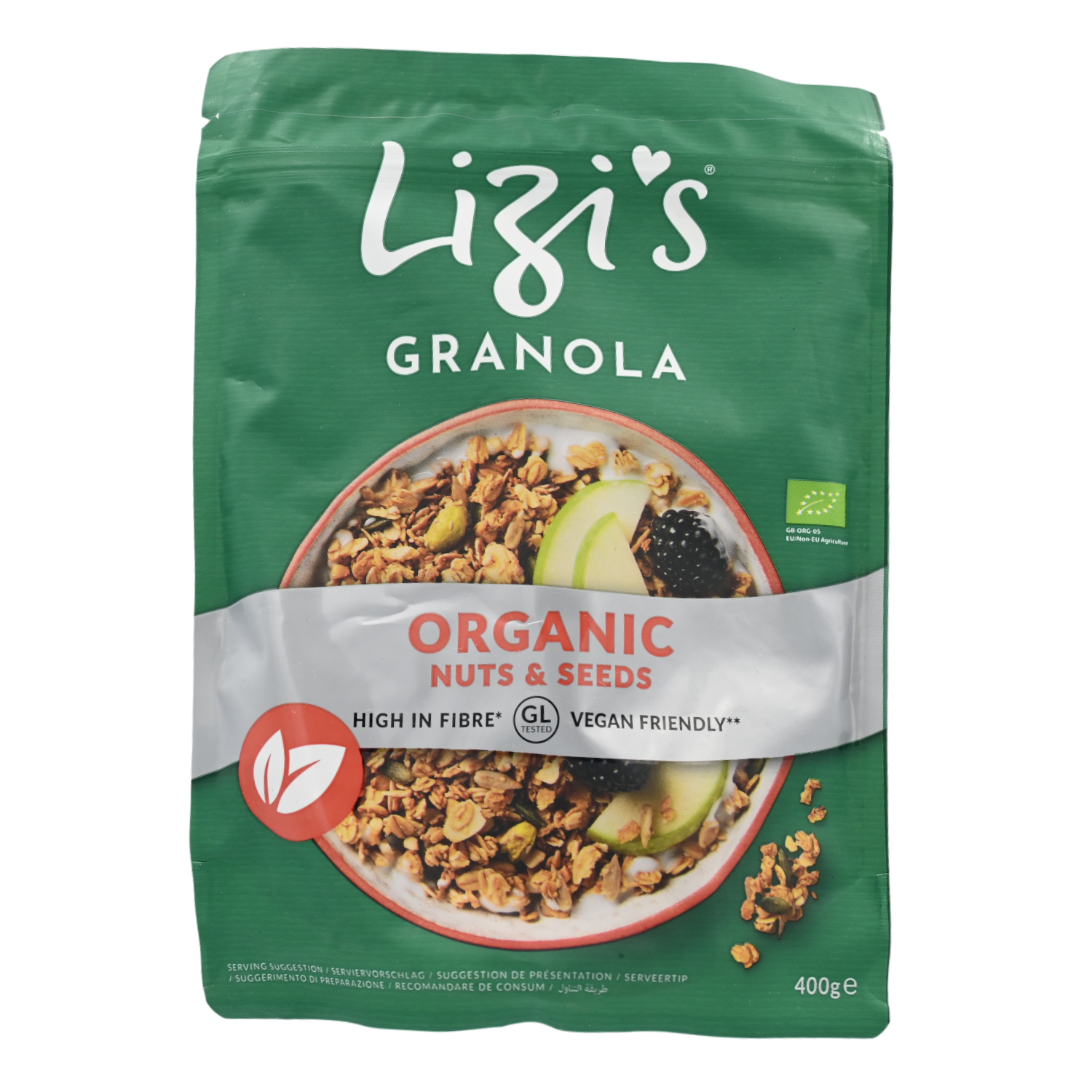 BIO Lizi´s Granola - Organic Nuts & Seeds 0,4 kg