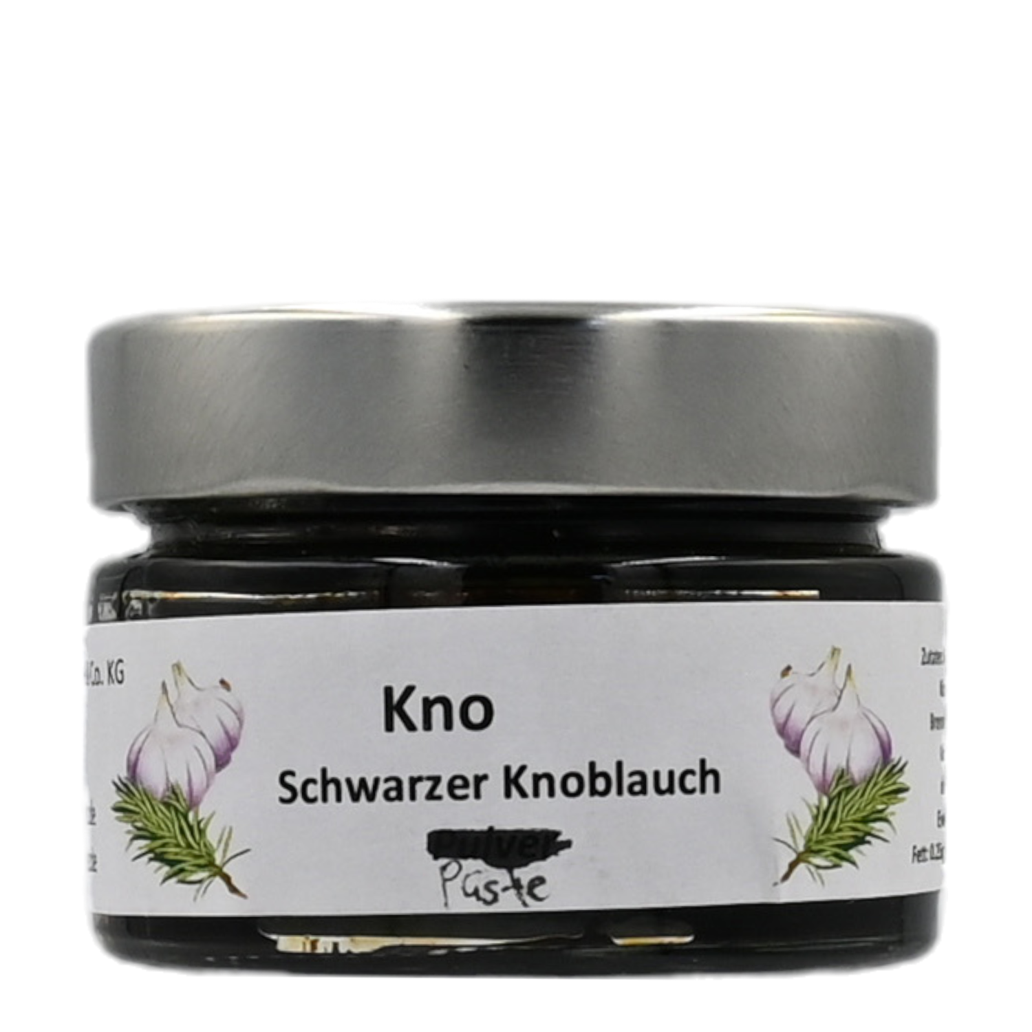 Knoblauch (Paste), schwarz, fermentiert, No. 459, Gewürzglas, 0,100 kg, Spirit of Spice