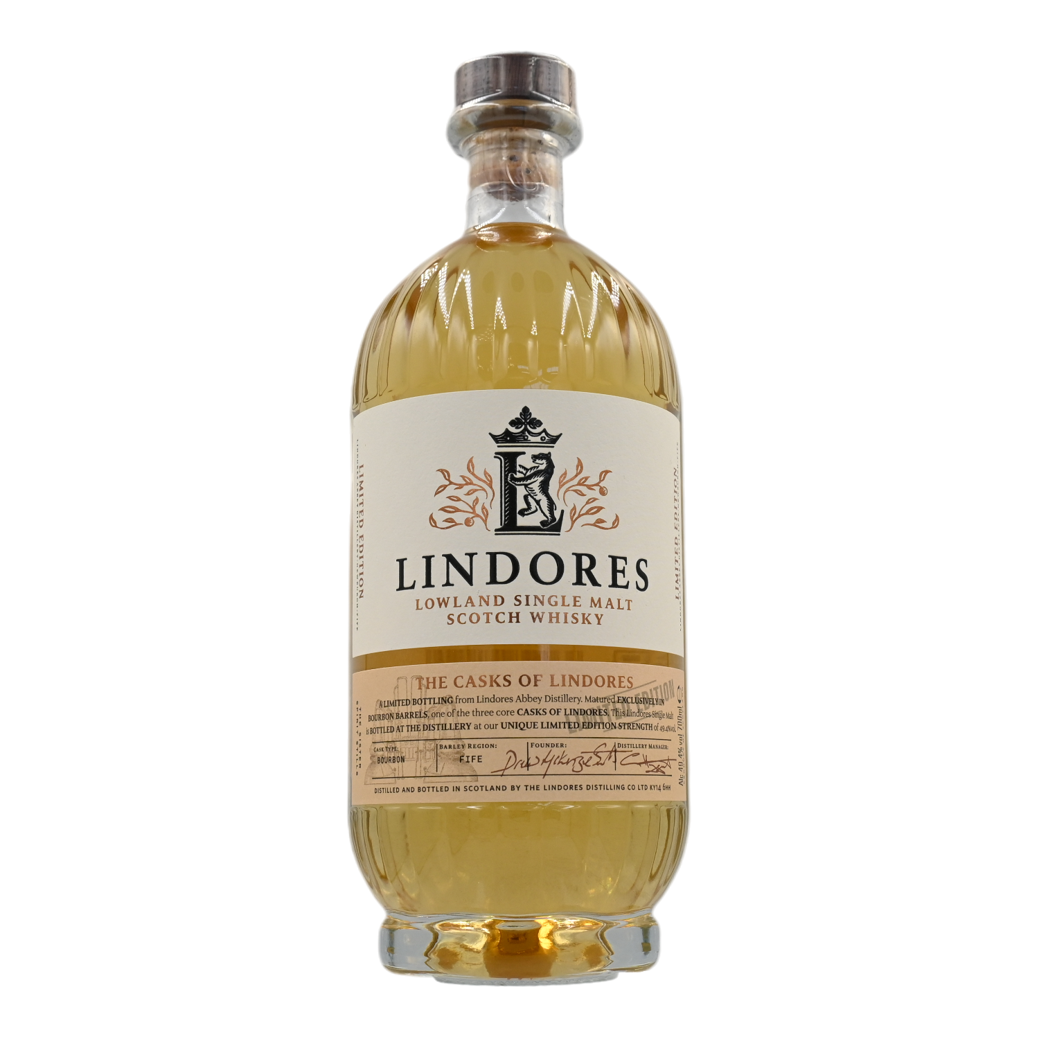 Lindores Abbey The Casks of Lindores Single Malt Whisky 49,4% Vol. 0,7 l