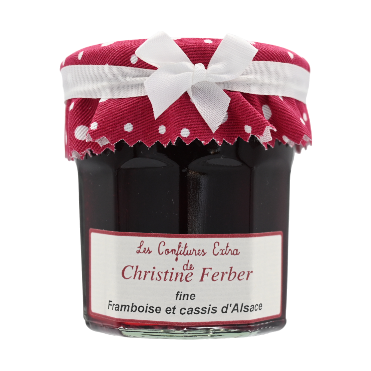 Himbeere mit Johannisbeere, Confiture fine, Framboise et Cassis, Christine Ferber 0,22 kg