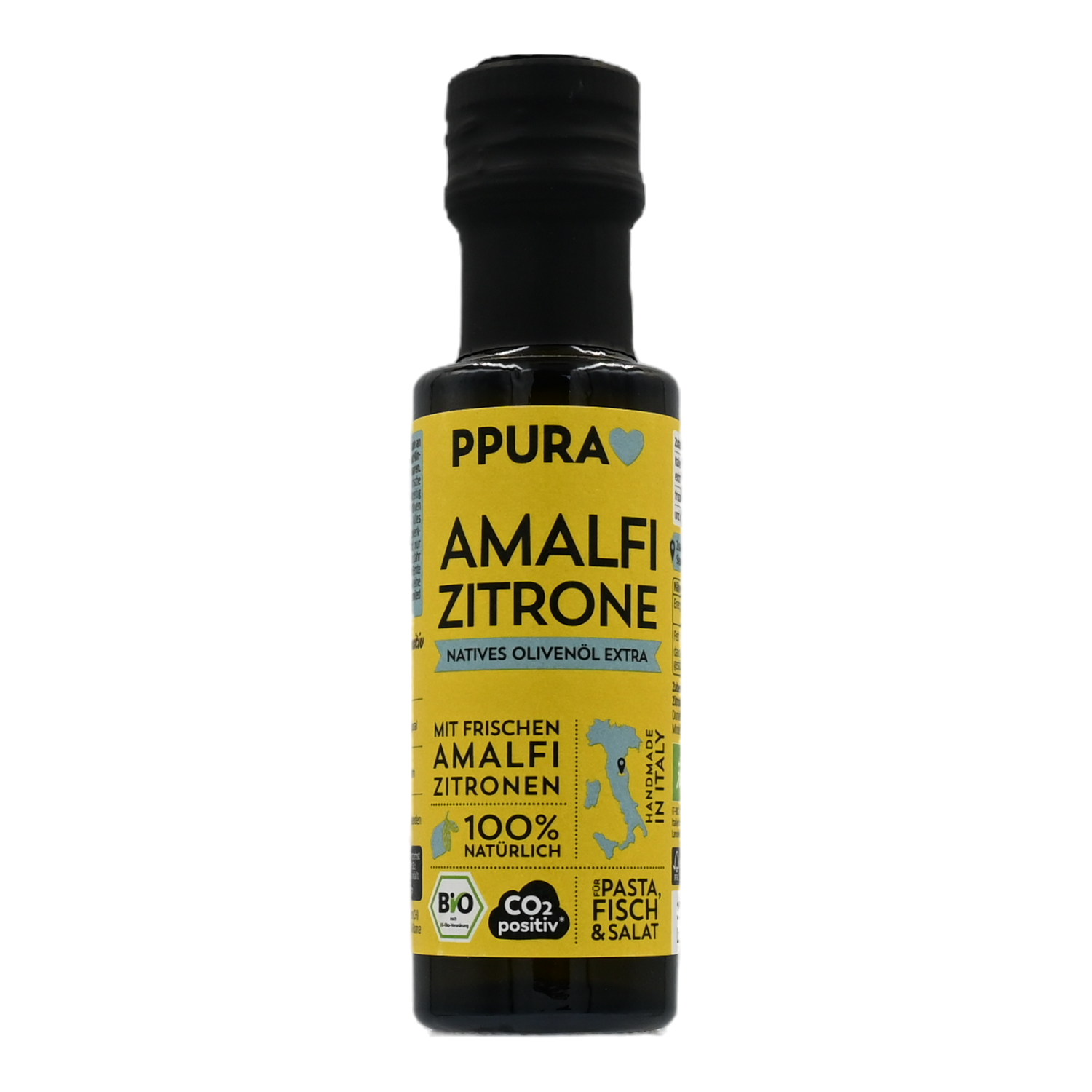 BIO PPURA, natives Olivenöl extra Amalfi Zitrone 0,1 l