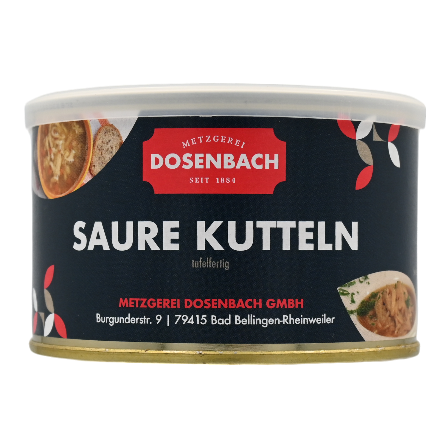 Saure Kutteln  in der Dose, 0,400 kg, Metzgerei Dosenbach