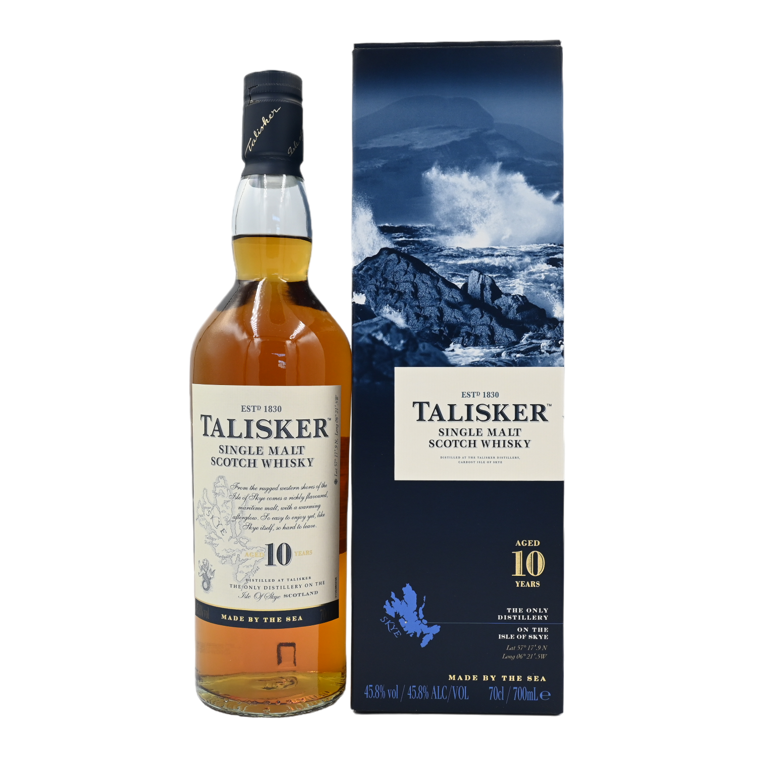 Talisker 10 Jahre - Single Malt Scotch Whisky - 45,8% Vol. 0,7 l