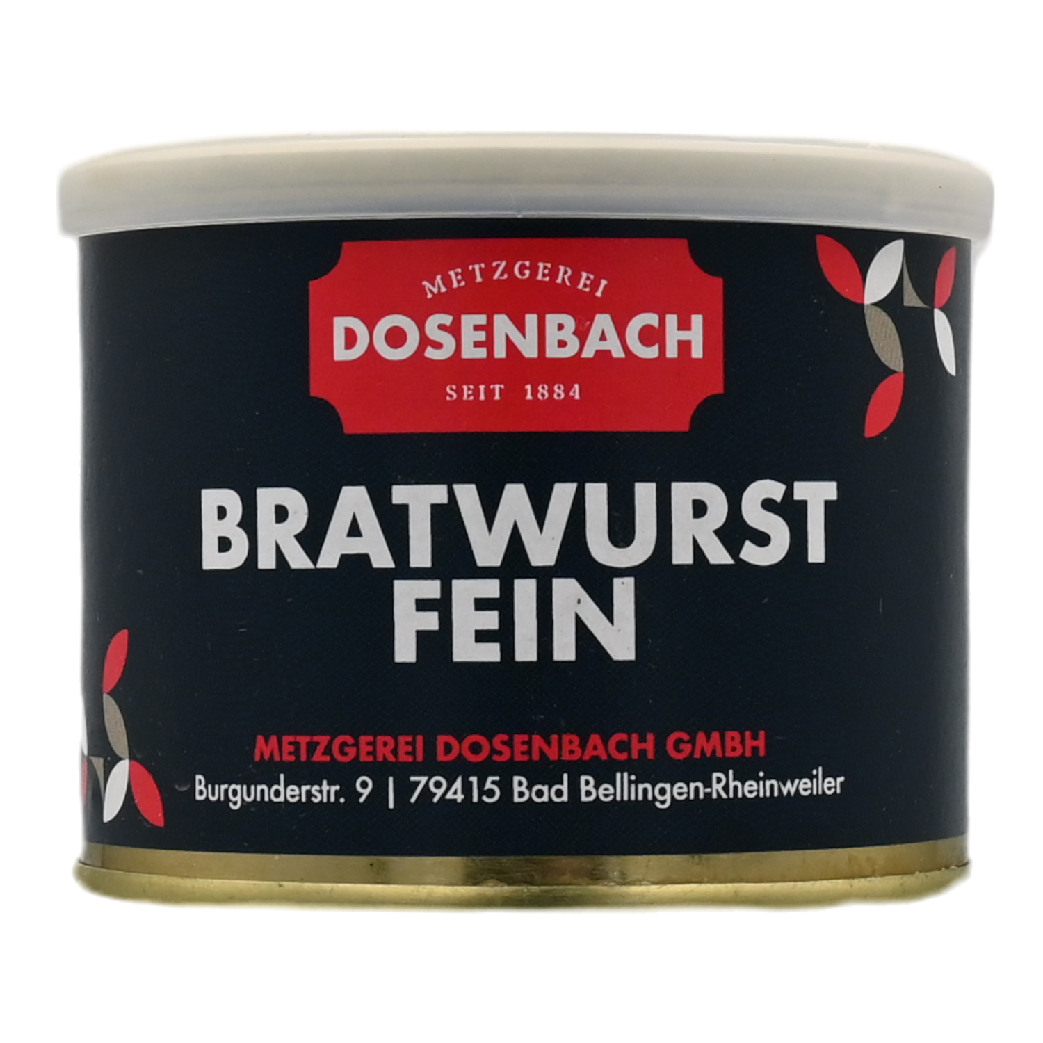 Bratwurst in der Dose, 0,190 kg, Metzgerei Dosenbach