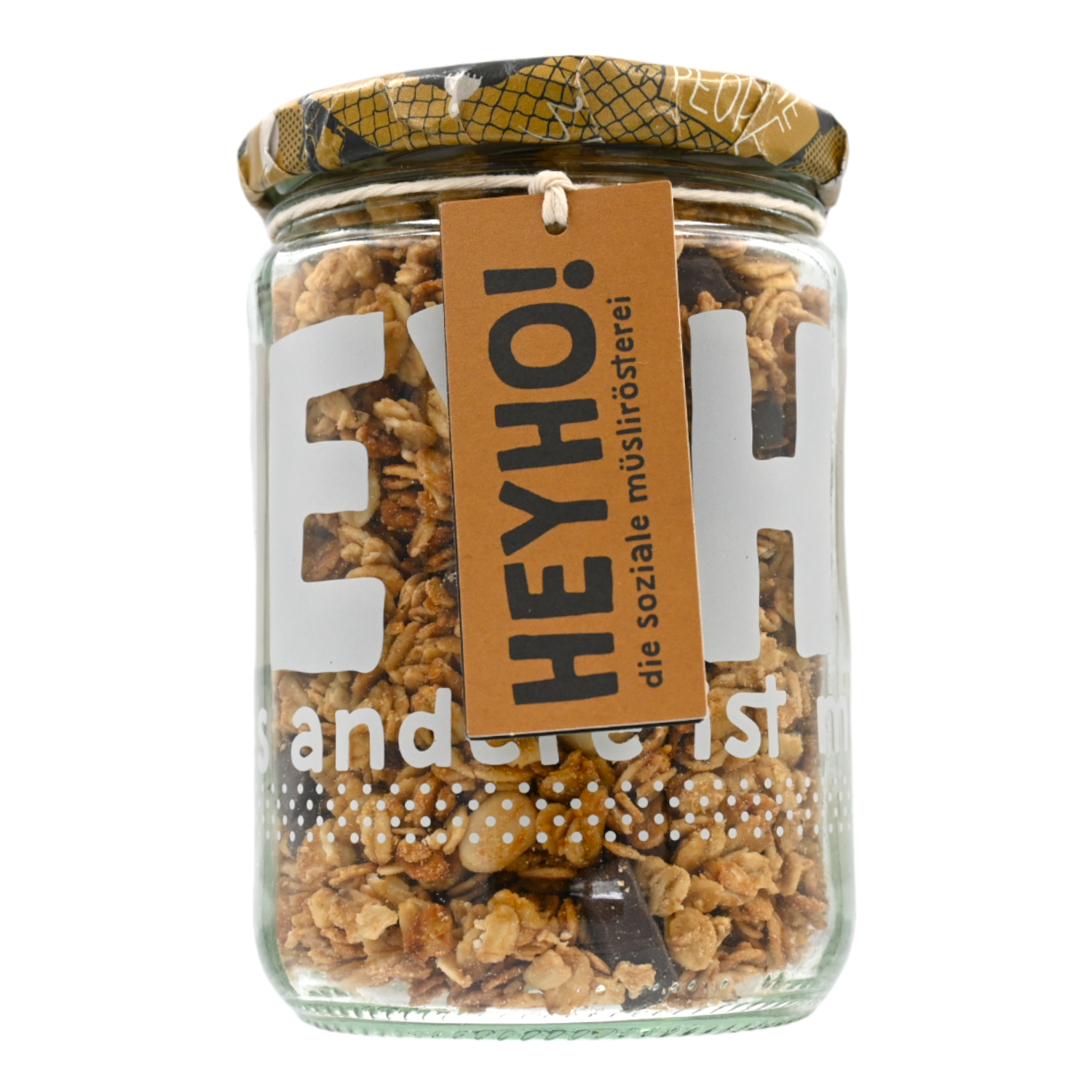 BIO HEYHO! Peanut Power to the People Granola  im Glas, 0,3 kg