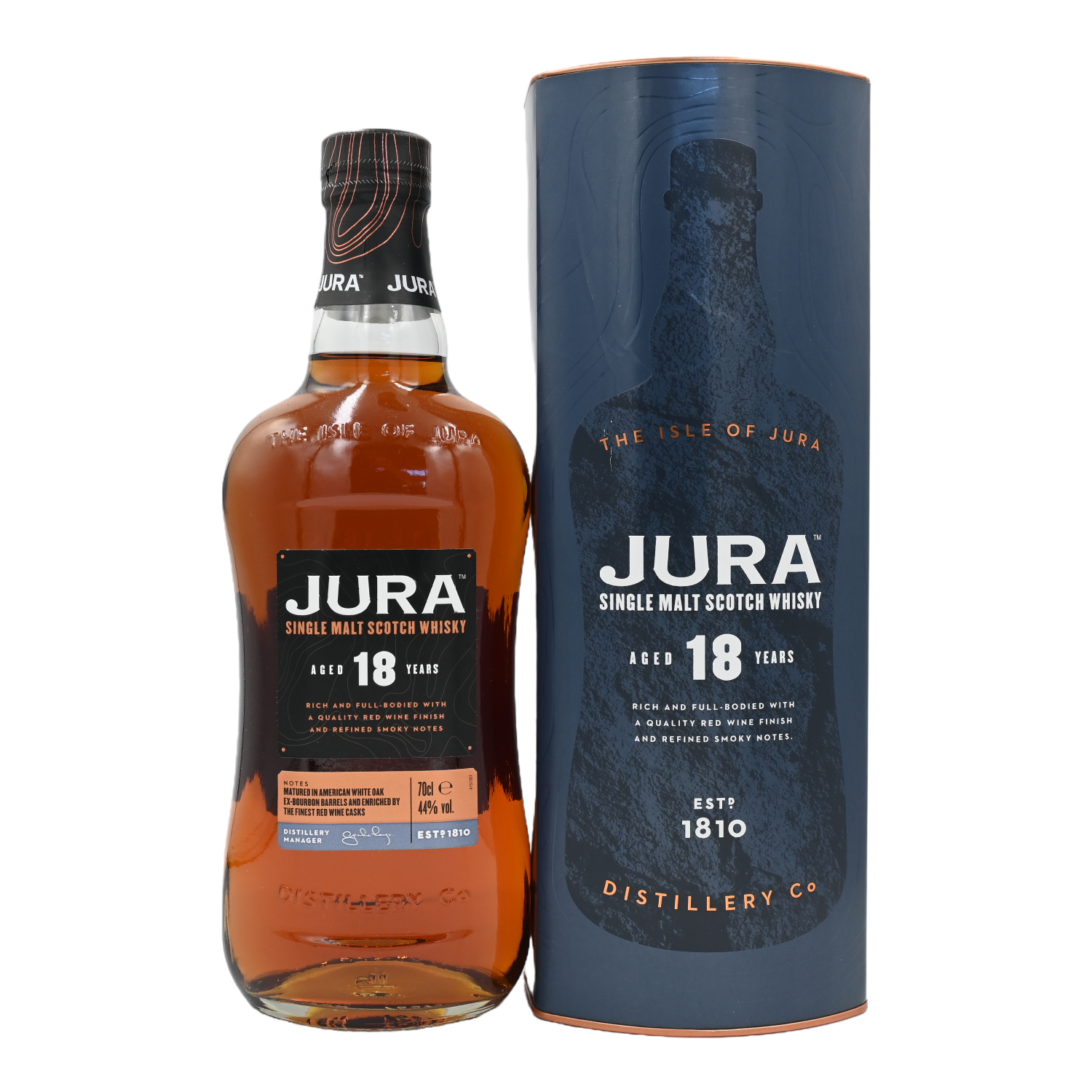 Isle of Jura 18 Jahre - Single Malt Scotch Whisky - 44% Vol. 0,7 l