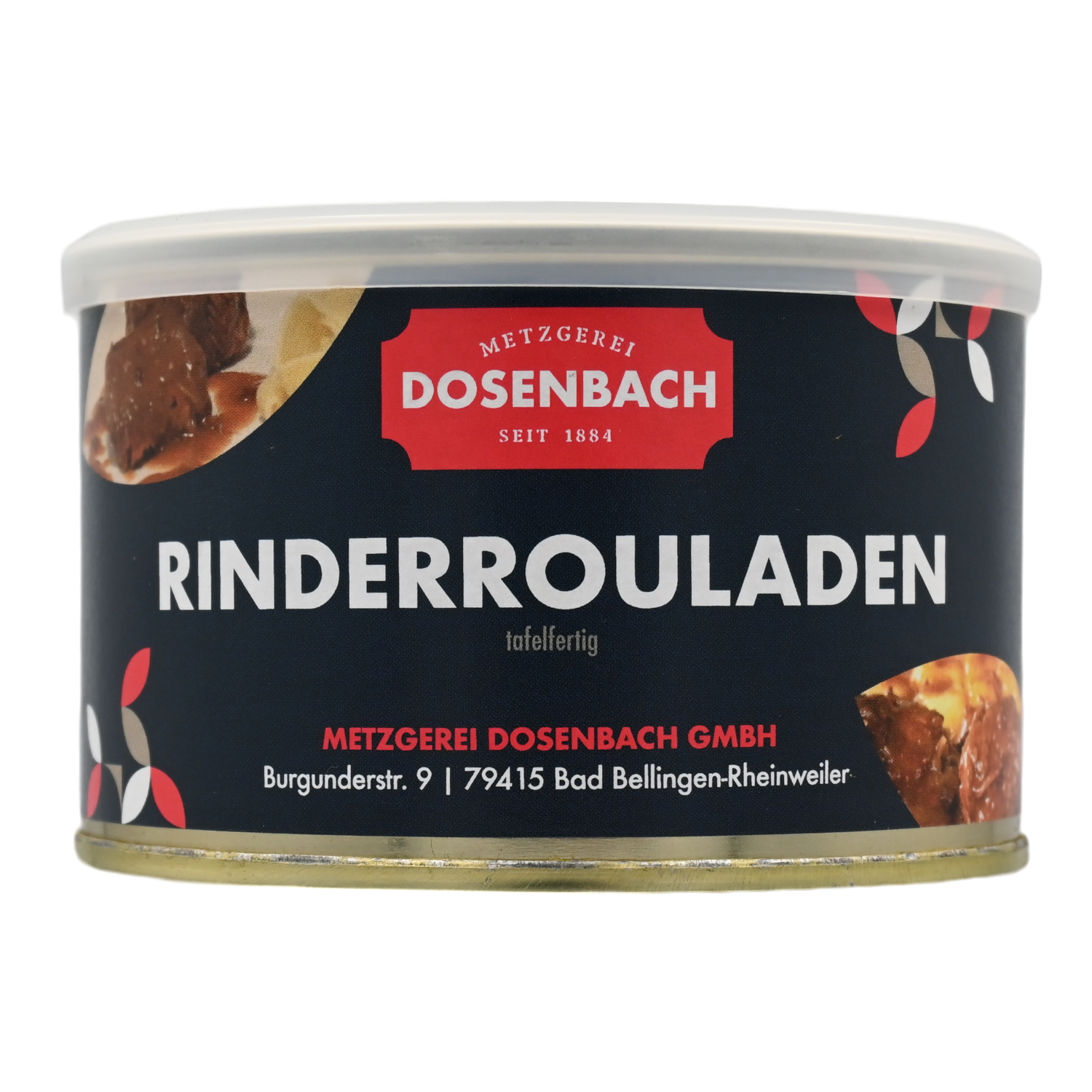 Rinderroulade in der Dose, 0,400 kg, Metzgerei Dosenbach