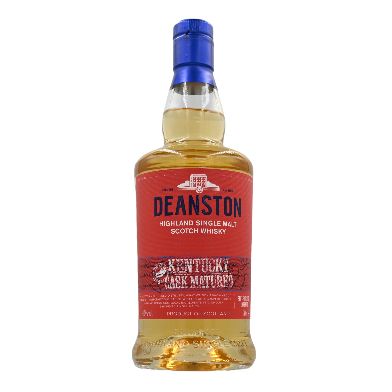 Deanston Kentucky Cask Matured Single Malt Whisky 40% Vol. 0,7 l