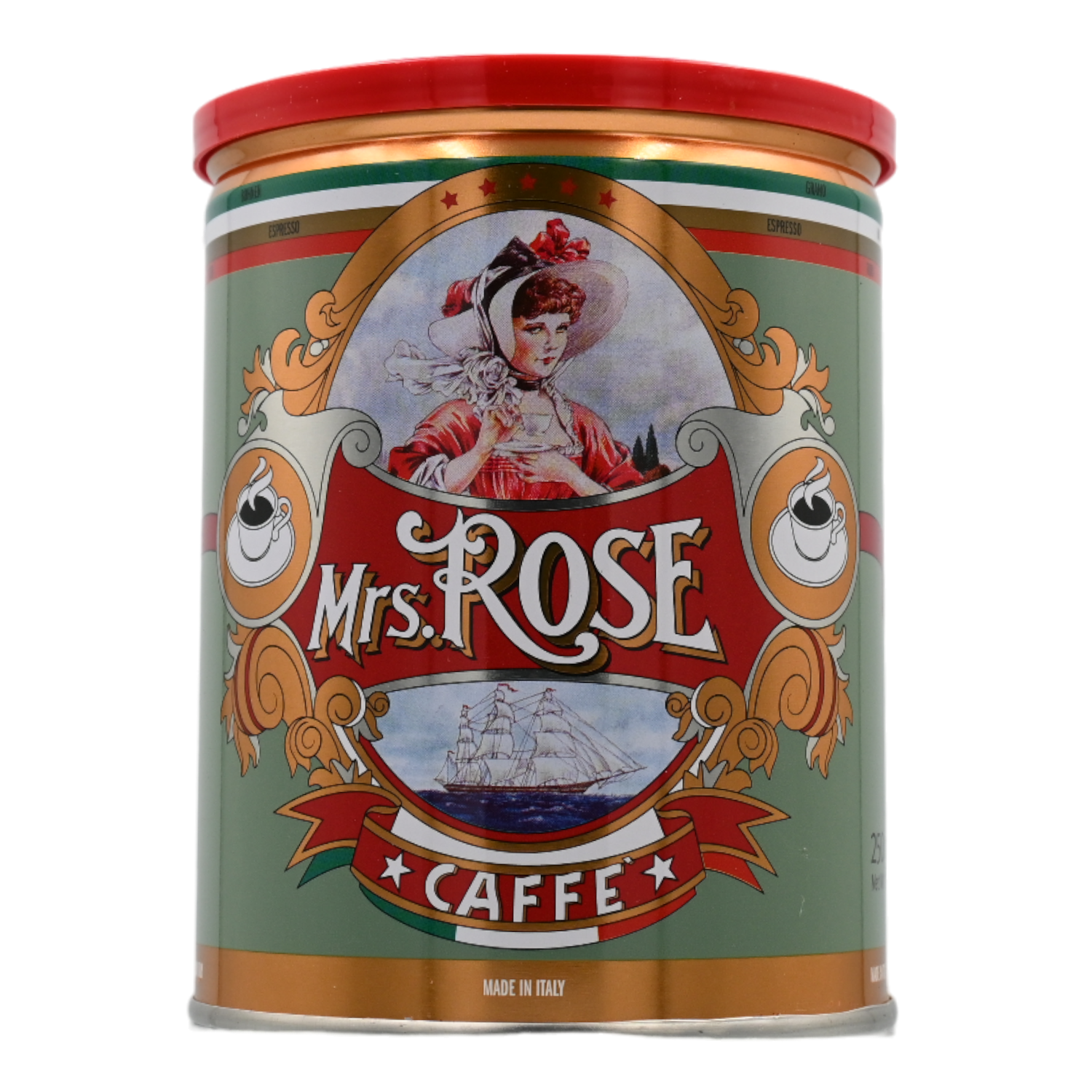 Mrs. Rose Kaffee Filter-Mahlung, Venetien, 025 kg Dose