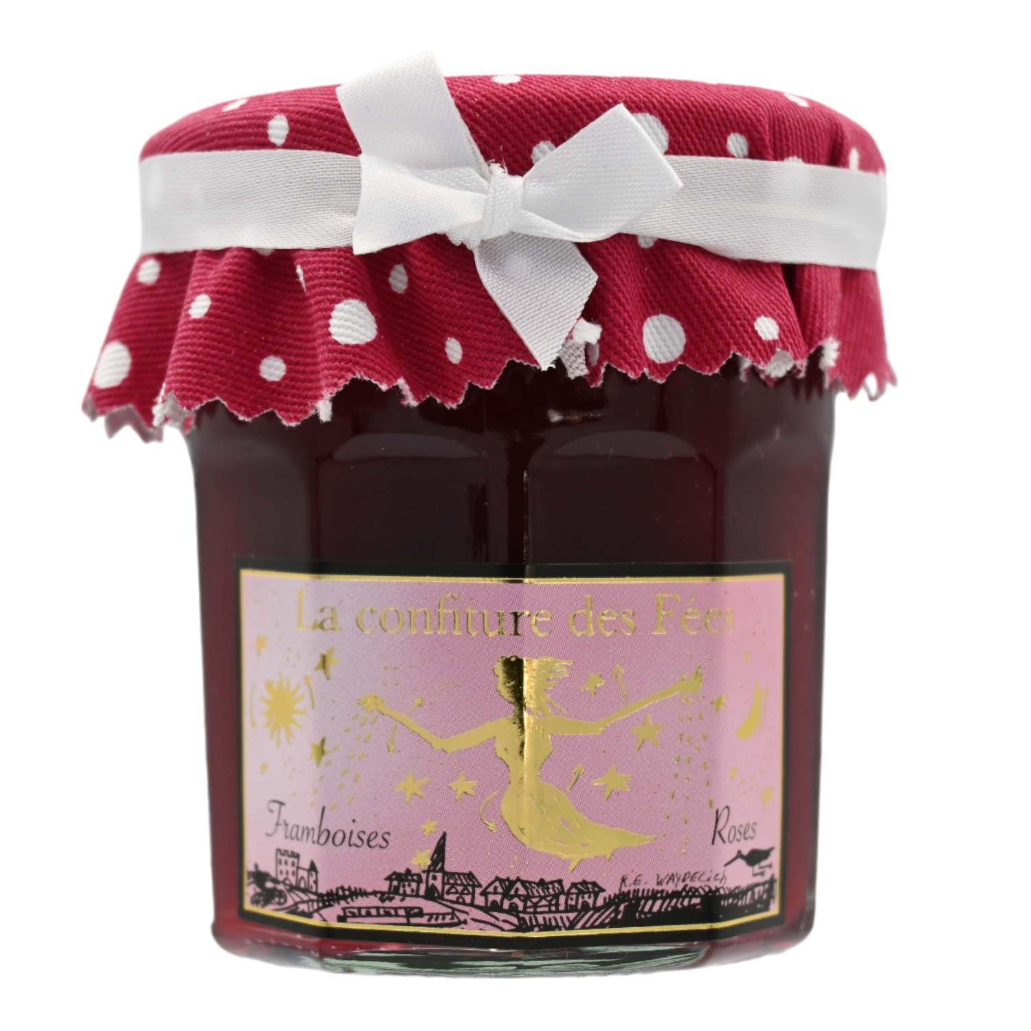 Himbeere und Rose, Confiture fine, La confiture des Fées, Framboise d'Alsace et roses, Christine Ferber 0,22 kg