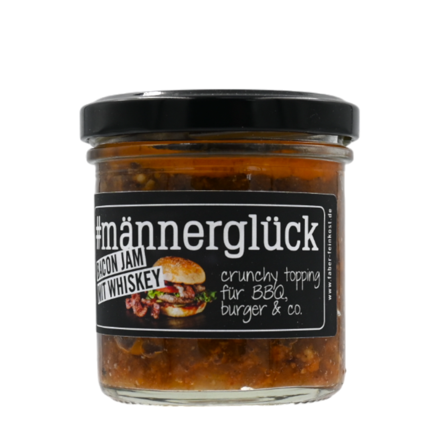 Männerglück, Bacon Jam mit Whisky, Faber Feinkost 0,14 kg