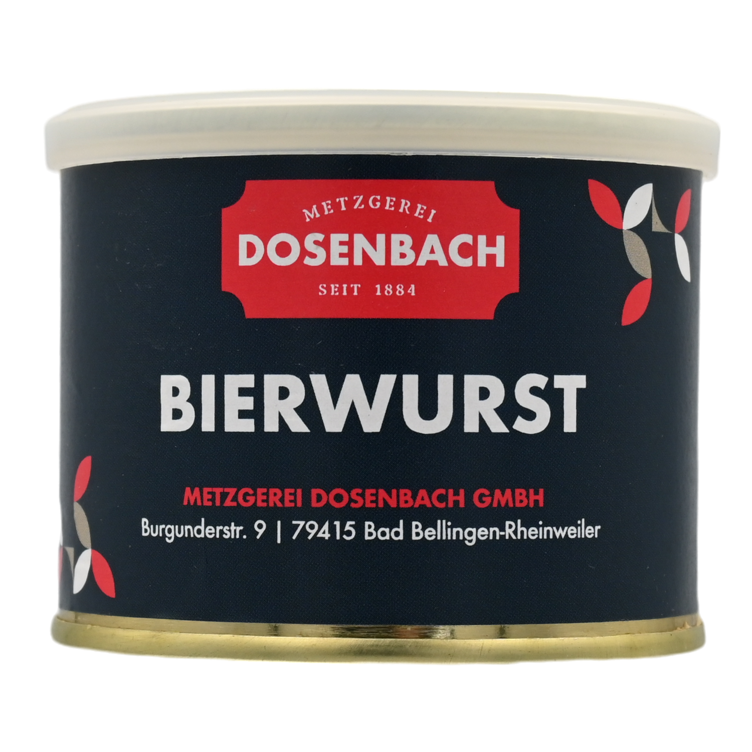 Bierwurst in der Dose, 0,190 kg, Metzgerei Dosenbach