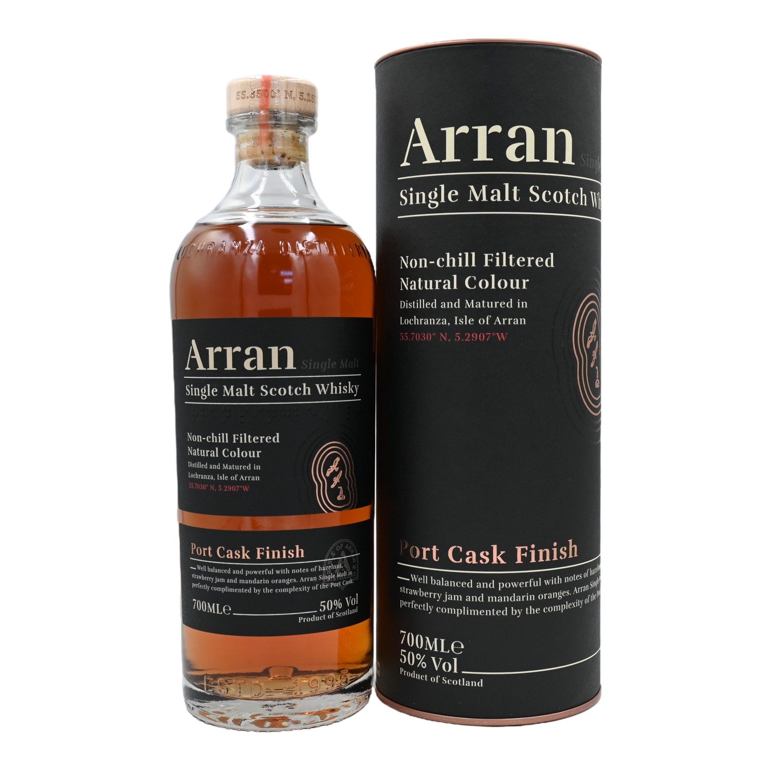 The Arran Port Cask Finish - Single Malt Scotch Whisky - 50% Vol. 0,7 l