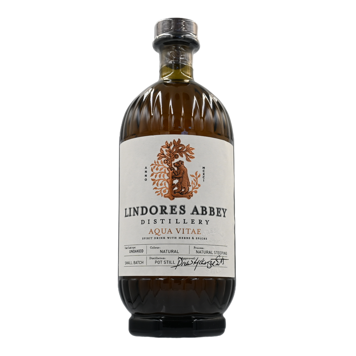 Lindores Aqua Vitae Abbey Kräuter- und Gewürz-Spirituose 40% Vol. 0,7 l