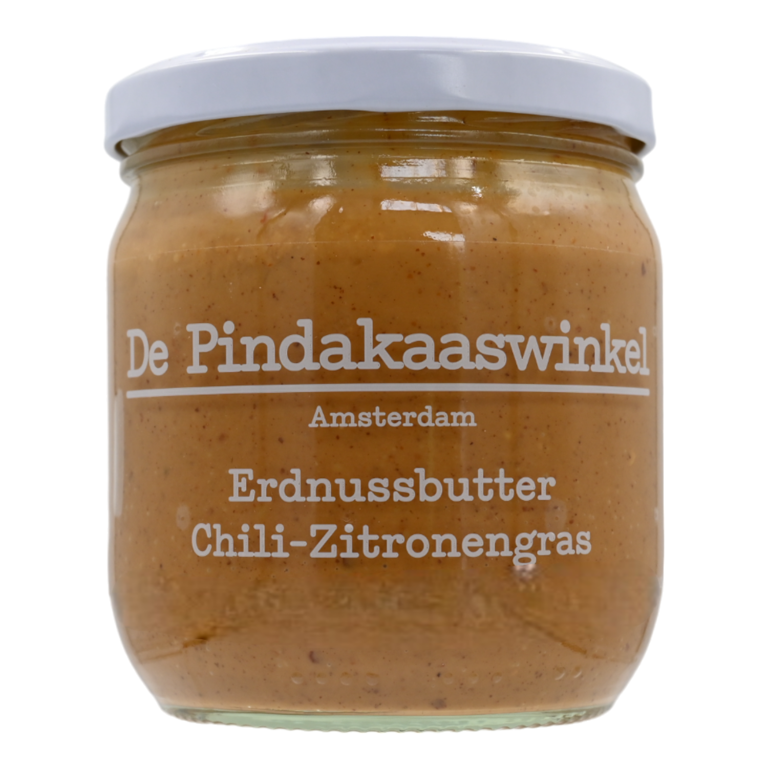 De Pindakaaswinkel, Erdnussbutter, Chili-Pfeffer-Zitronengras 0,42 l