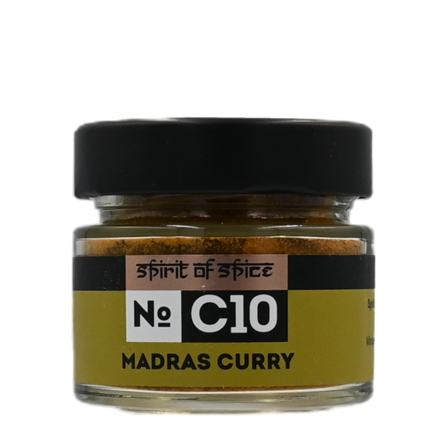 Madras Curry, No. C10, Gewürzglas, 0,032 kg, Spirit of Spice