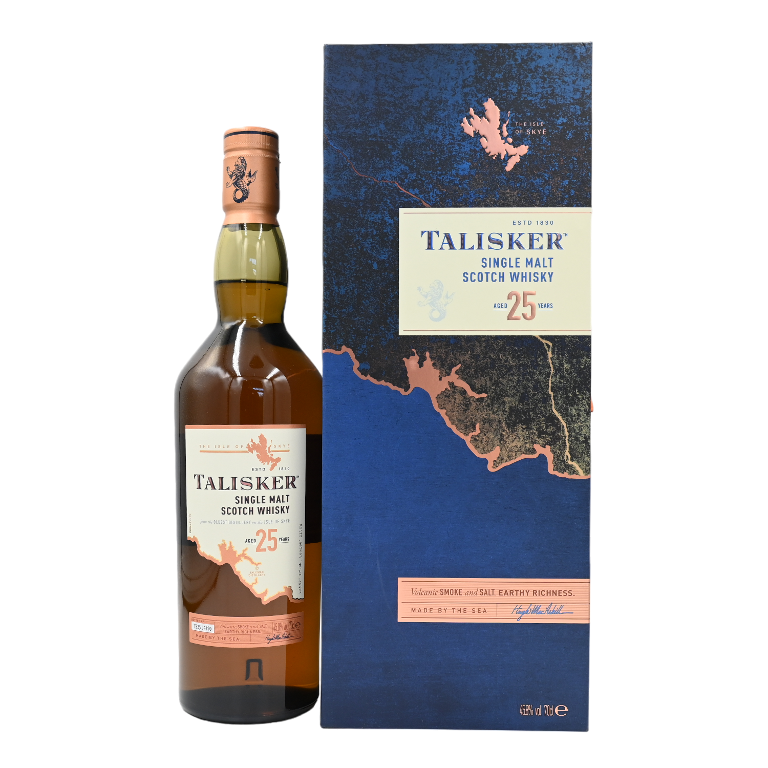 Talisker 25 Jahre - Single Malt Scotch Whisky - 45,8% Vol. 0,7 l