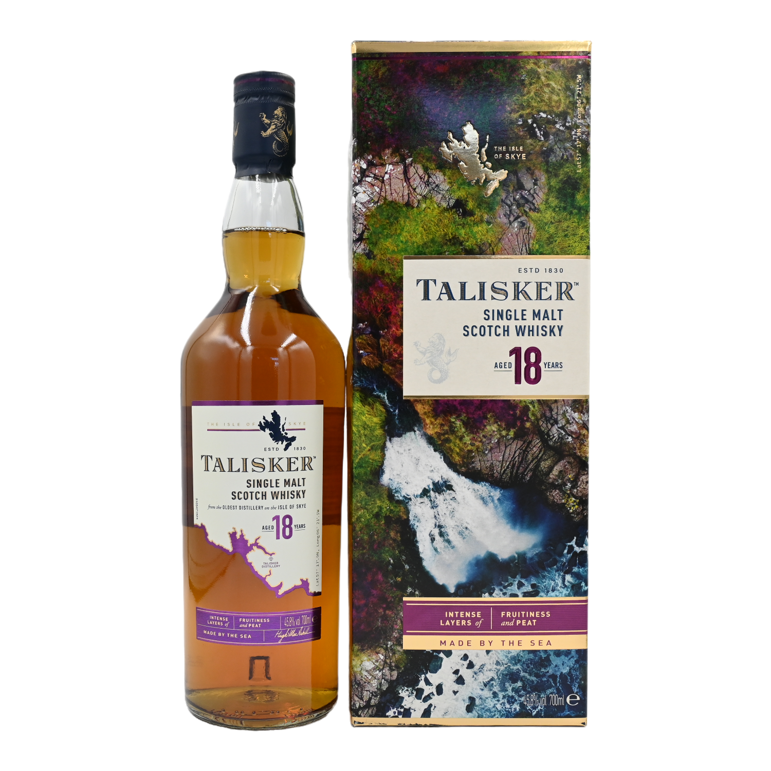 Talisker 18 Jahre - Single Malt Scotch Whisky - 45,8% Vol. 0,7 l