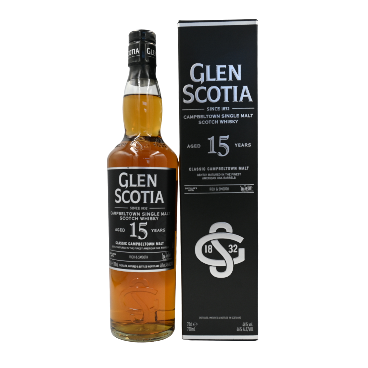 Glen Scotia 15 Jahre American Oak  - Single Malt Scotch Whisky - 46% Vol. 0,7 l