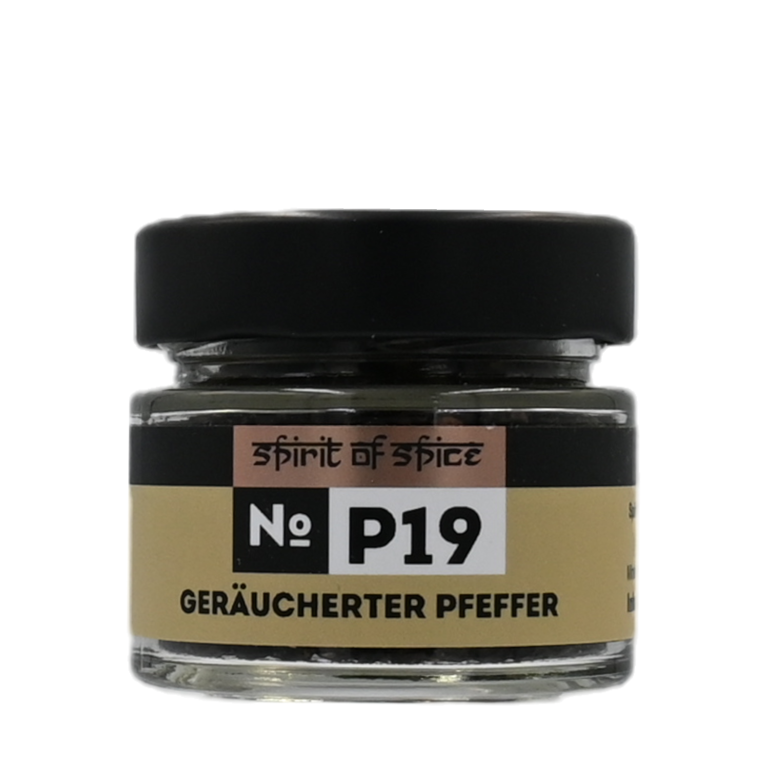 Pfeffer Malabar geräuchert, No. P19, Gewürzglas, 0,04 kg, Spirit of Spice