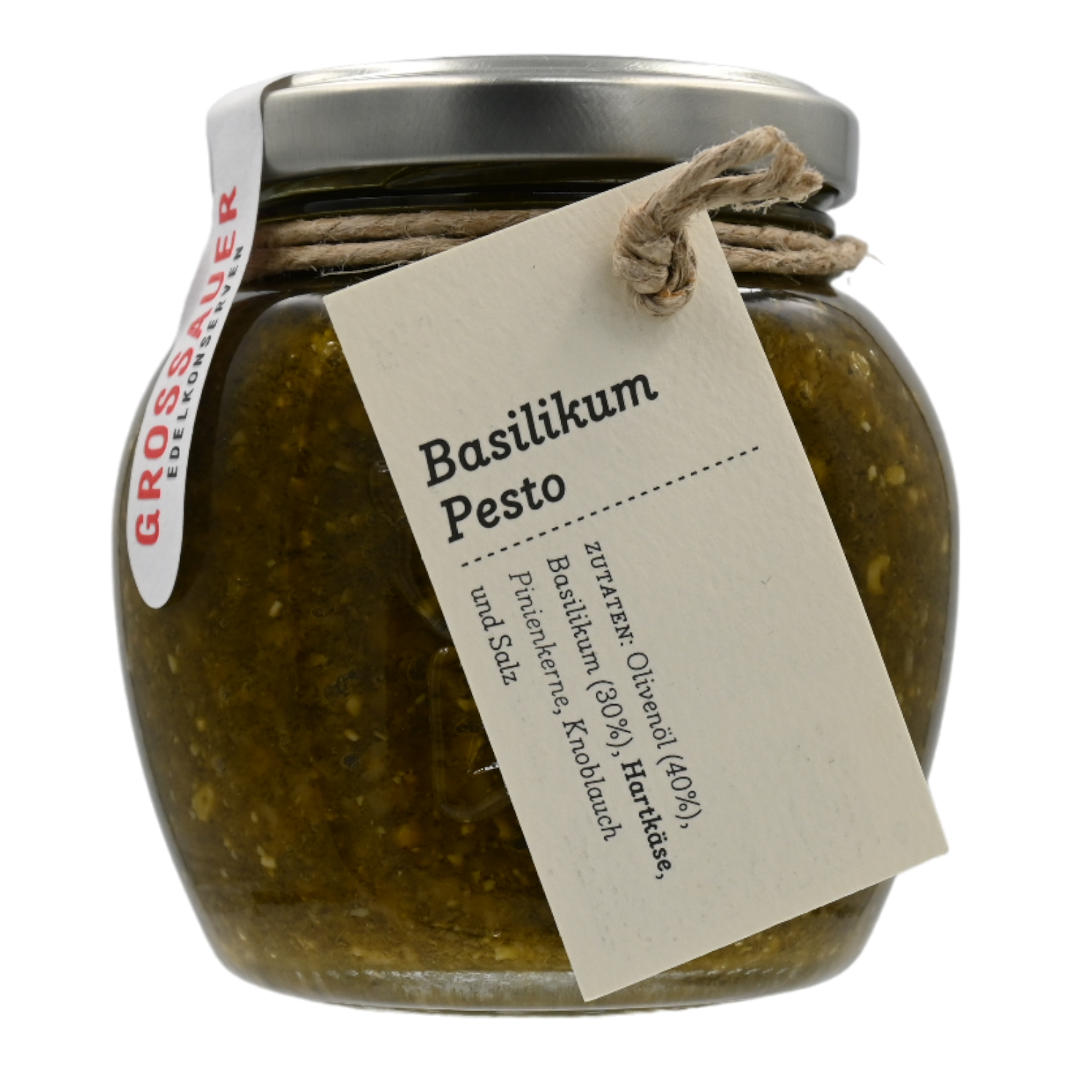 Basilikum-Pesto, Grossauer Edelkonserven 0,18 kg