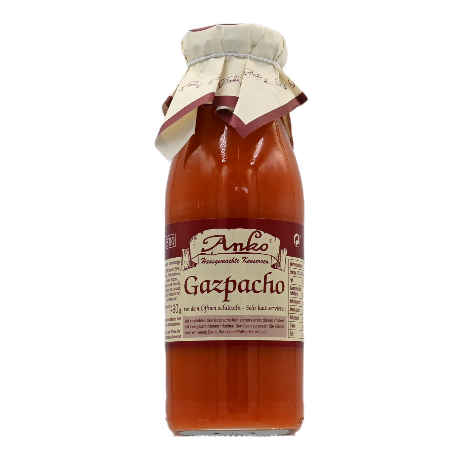 Gazpacho Tomatensuppe 0,49 kg